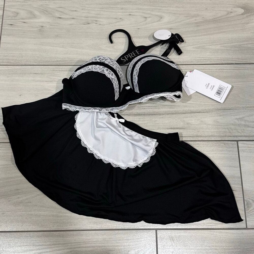 NWT Spree maid‎ costume size medium lingerie